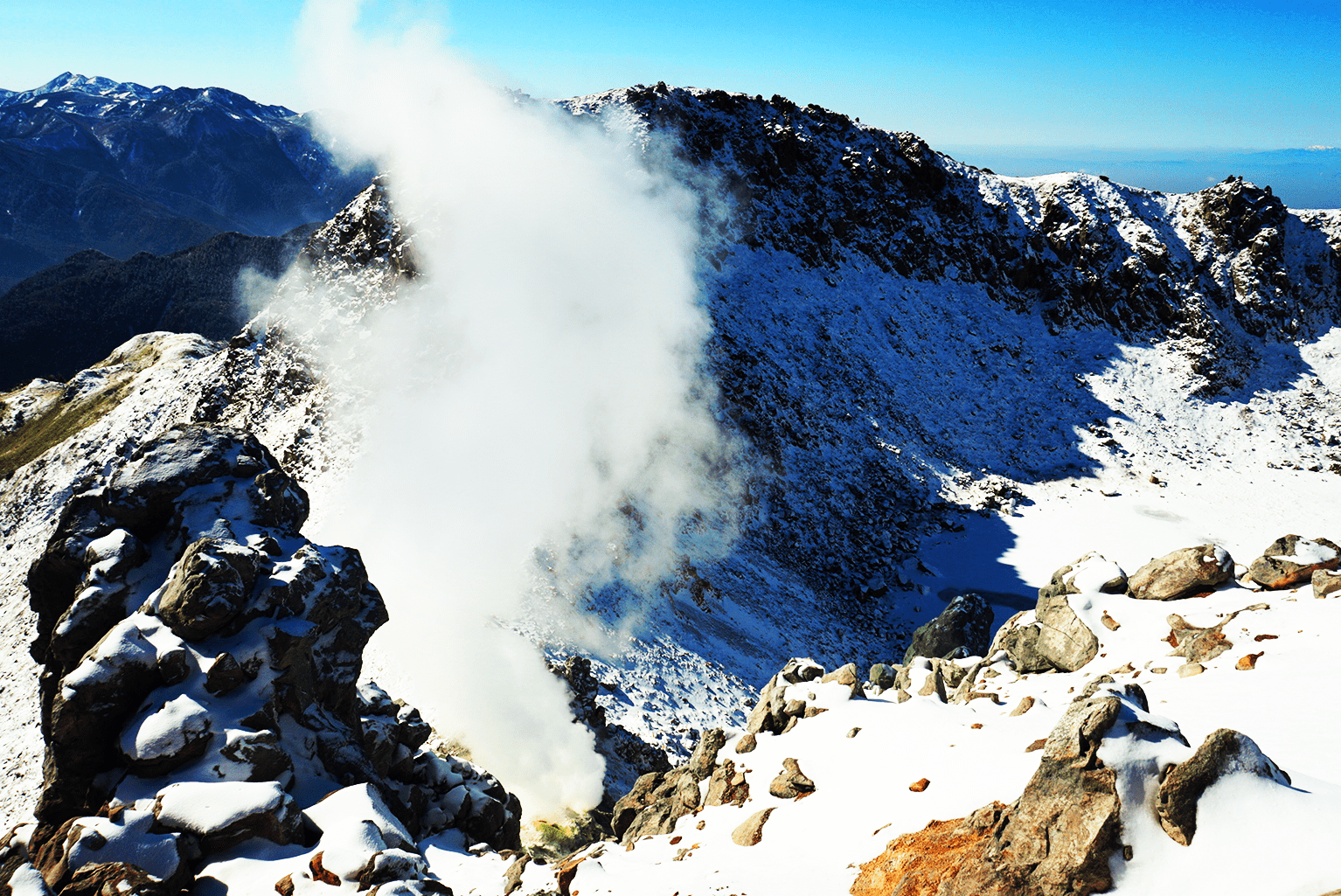 活火山の焼岳